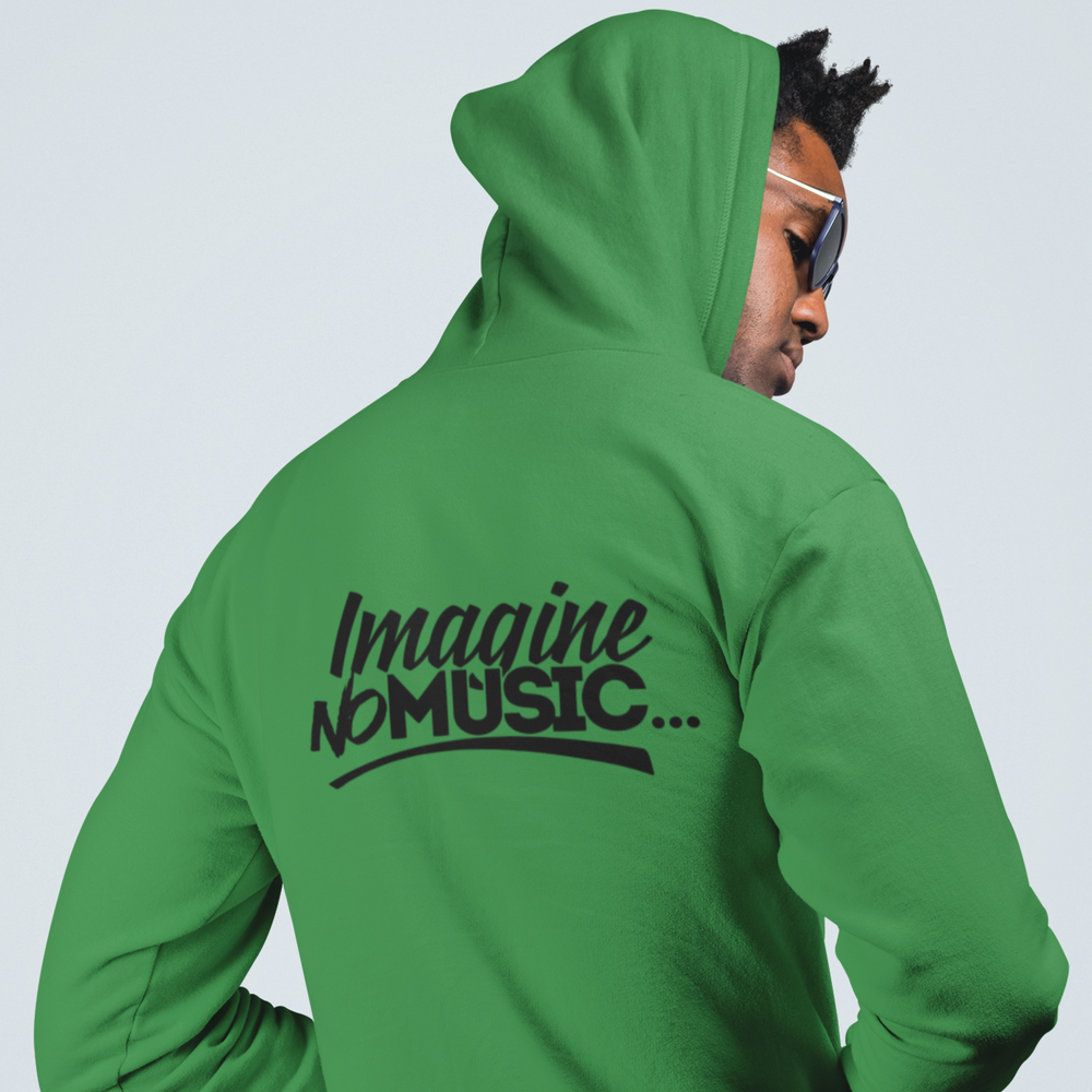 Adult Imagine No Music Full-Zip Hoodie