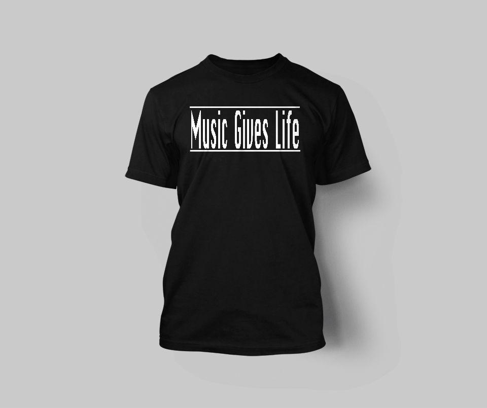 Men's Music Gives Life T-Shirt