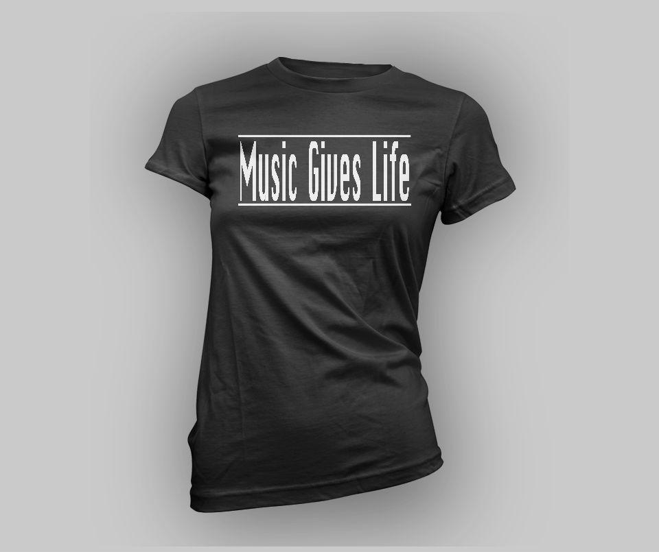 Women's Music Gives Life Tee